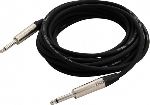 Cordial CXI 6 PP инструментальный кабель моно-джек 6,3 мм/моно-джек 6,3 мм, разъемы Neutrik, 6,0 м,