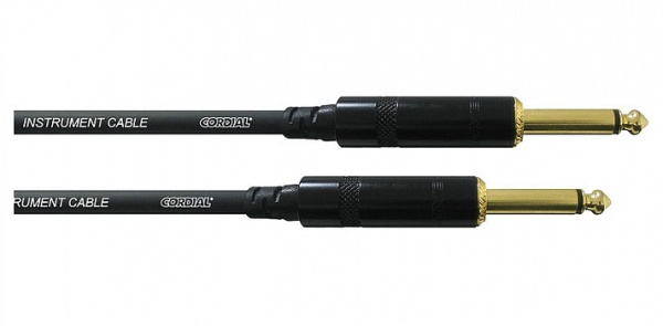 Cordial CCI 1.5 PP инструментальный кабель джек моно 6.3мм/джек моно 6.3мм, 1.5м, черный
