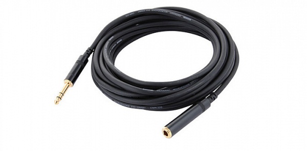 Cordial CFM 7.5 VK инструментальный кабель джек стерео 6.3мм male/джек стерео 6.3мм female, 7.5м, че