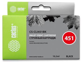 Картридж BLACK 10.2ML CS-CLI451BK CACTUS