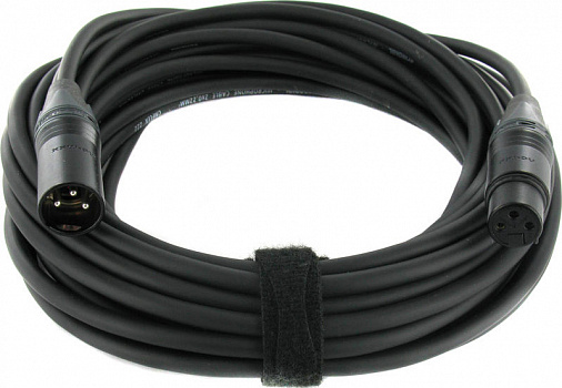 Cordial CPM 10 FM-FLEX микрофонный кабель XLR female/XLR male, разъемы Neutrik, 10,0 м, черный