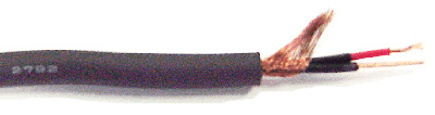 Mogami 2792-00 микрофонный кабель Ø6мм, 26AWG, 2x0.135мм², структура 12x0.12мм, витой экран, чёрный