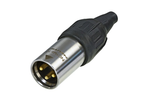 Neutrik NC3MX-TOP кабельный разъем XLR male, для наружного использования, золоченые контакты, IP65