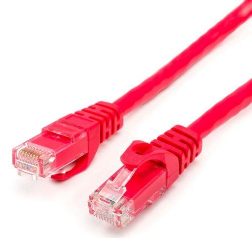 Кабель PATCH CAT6 UTP 1M RED AT9217 ATCOM