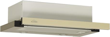 Кухонная вытяжка Интегра GLASS 60Н-400-В2Д нерж/стекло бежевое ELIKOR