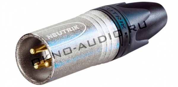 Neutrik NC3MXX-EMC кабельный разъем XLR male с дополнительной защитой от RF помех