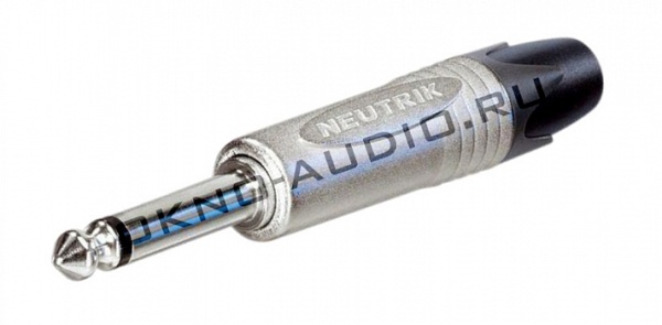 Neutrik NP2X кабельный разъем Jack 6.3мм TS (моно) штекер, компактный корпус диаметром 14.5мм