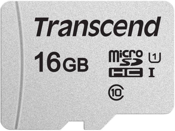 Карта памяти MICRO SDHC 16GB UHS-I CLASS10 TS16GUSD300S TRANSCEND