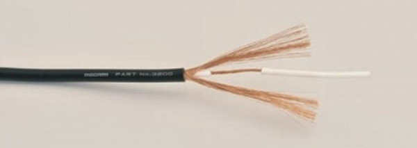 Mogami 3200-00  высокочастотный коаксиальный кабель HIGH FREQUENCY COAXIAL cable  50 Ohm 4.8 мм. чёр
