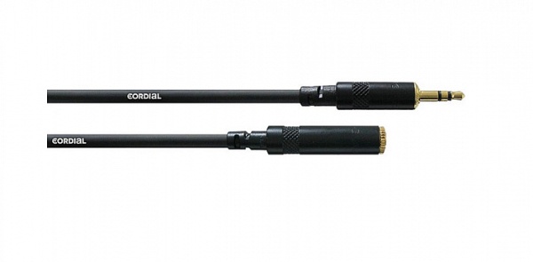 Cordial CFS 3 WY инструментальный кабель мини-джек стерео 3.5мм male/мини-джек стерео 3.5мм female,