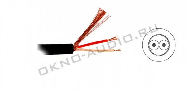 Mogami 2582-00 микрофонный кабель Ø6мм, AWG 26, сечение 0.135мм², 12хØ0.12мм, витой экран, чёрный