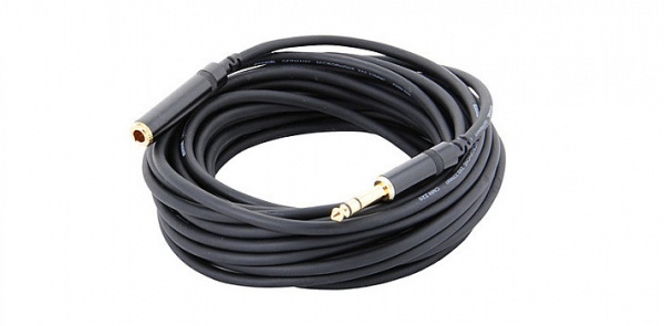 Cordial CFM 10 VK инструментальный кабель джек стерео 6,3 мм male/джек стерео 6,3 мм female, 10,0 м,