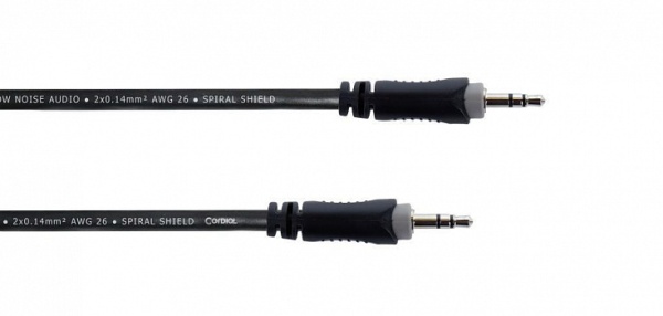 Cordial ES 1 WW аудио кабель мини-джек стерео 3.5мм male/мини-джек стерео 3.5мм male,1,0м