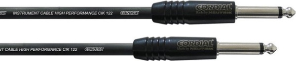 Cordial CPI 6 PP инструментальный кабель моно-джек 6,3 мм/моно-джек 6,3 мм, разъемы Neutrik, 6,0 м,