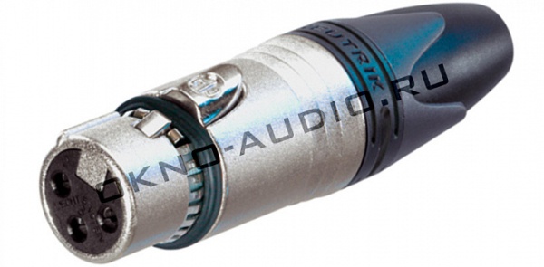Neutrik NC3FXX-EMC кабельный разъем XLR female с дополнительной защитой от RF помех