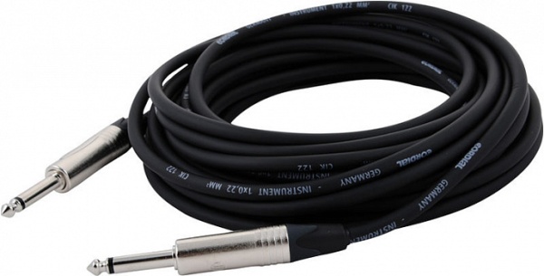 Cordial CXI 9 PP инструментальный кабель моно-джек 6,3 мм/моно-джек 6,3 мм, разъемы Neutrik, 9,0 м,
