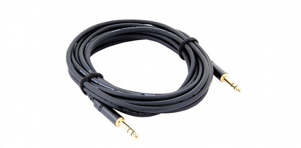 Cordial CFM 6 VV инструментальный кабель джек/джек стерео 6.3мм, 6.0м, черный