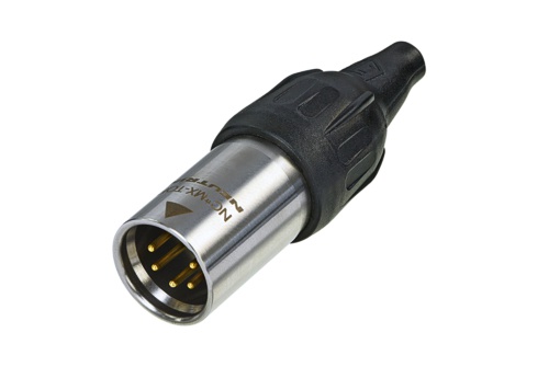 Neutrik NC5MX-TOP кабельный разъем XLR male, для наружного использования, золоченые контакты, IP65