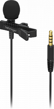Behringer BC LAV конденсаторный всенаправленный петличный микрофон, разъем  3.5 mm TRRS, переходник