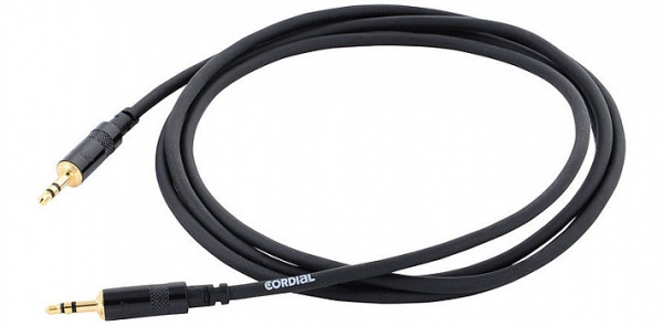 Cordial CFS 1.5 WW инструментальный кабель мини-джек стерео 3.5мм male/мини-джек стерео 3.5мм male,